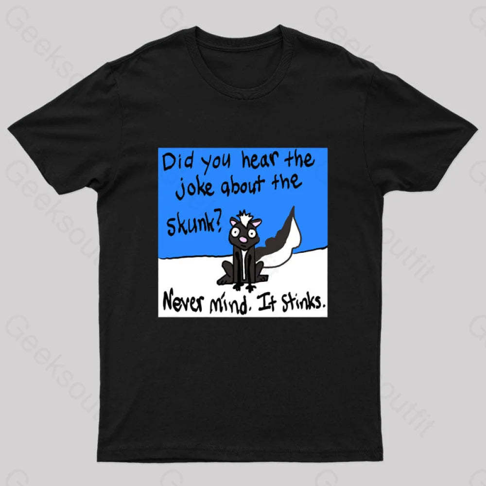 Skunky Geek T-Shirt Black / S