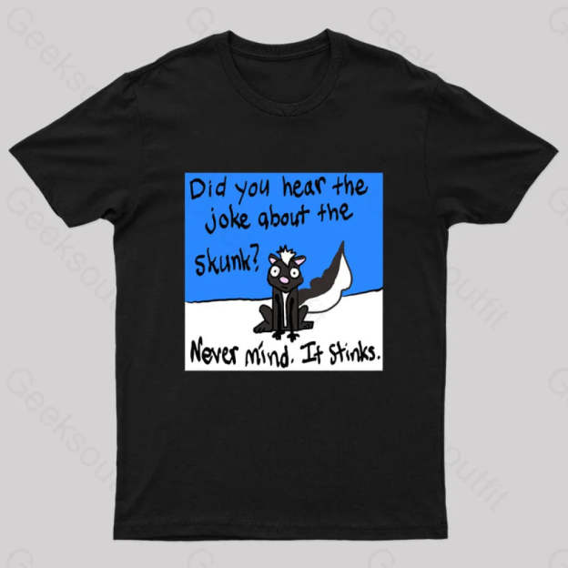 Skunky Geek T-Shirt Black / S