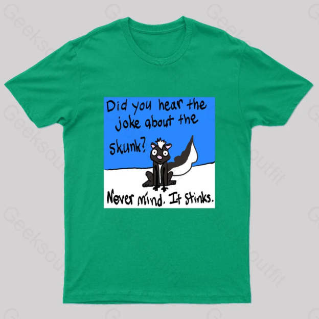 Skunky Geek T-Shirt Green / S