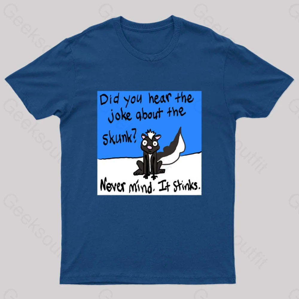 Skunky Geek T-Shirt Navy / S