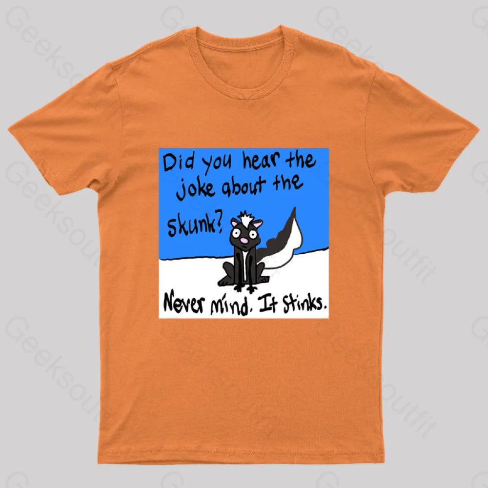 Skunky Geek T-Shirt Orange / S