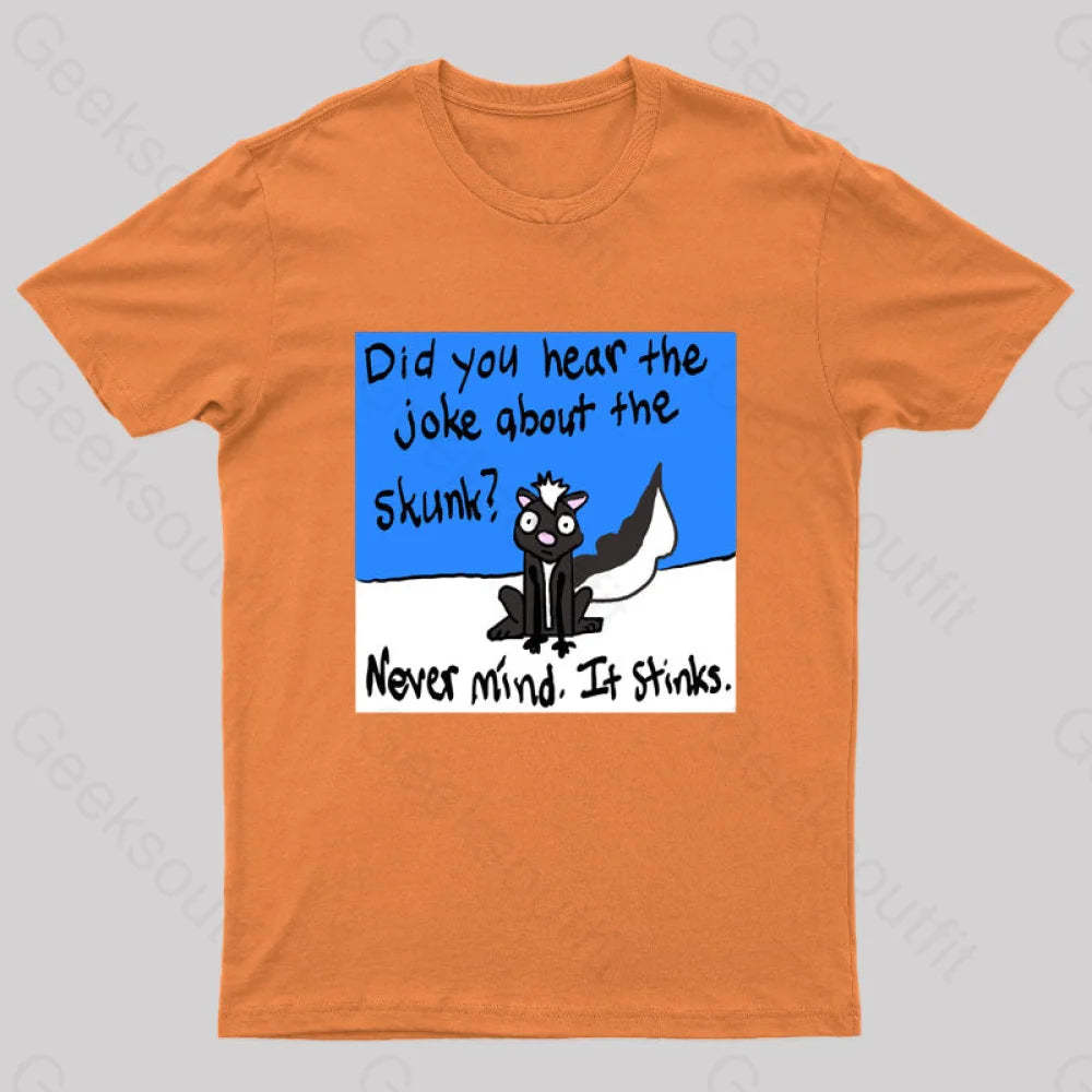 Skunky Geek T-Shirt Orange / S