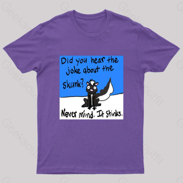 Skunky Geek T-Shirt Purple / S