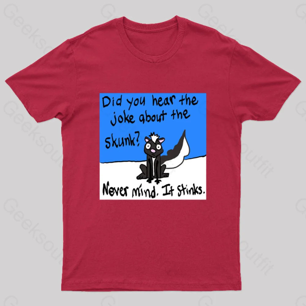 Skunky Geek T-Shirt Red / S