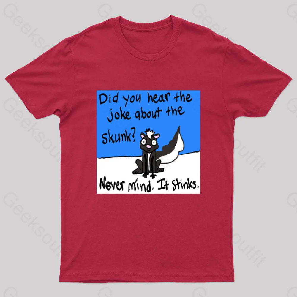 Skunky Geek T-Shirt Red / S