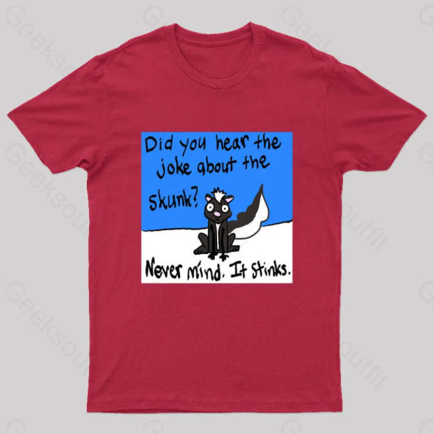 Skunky Geek T-Shirt Red / S