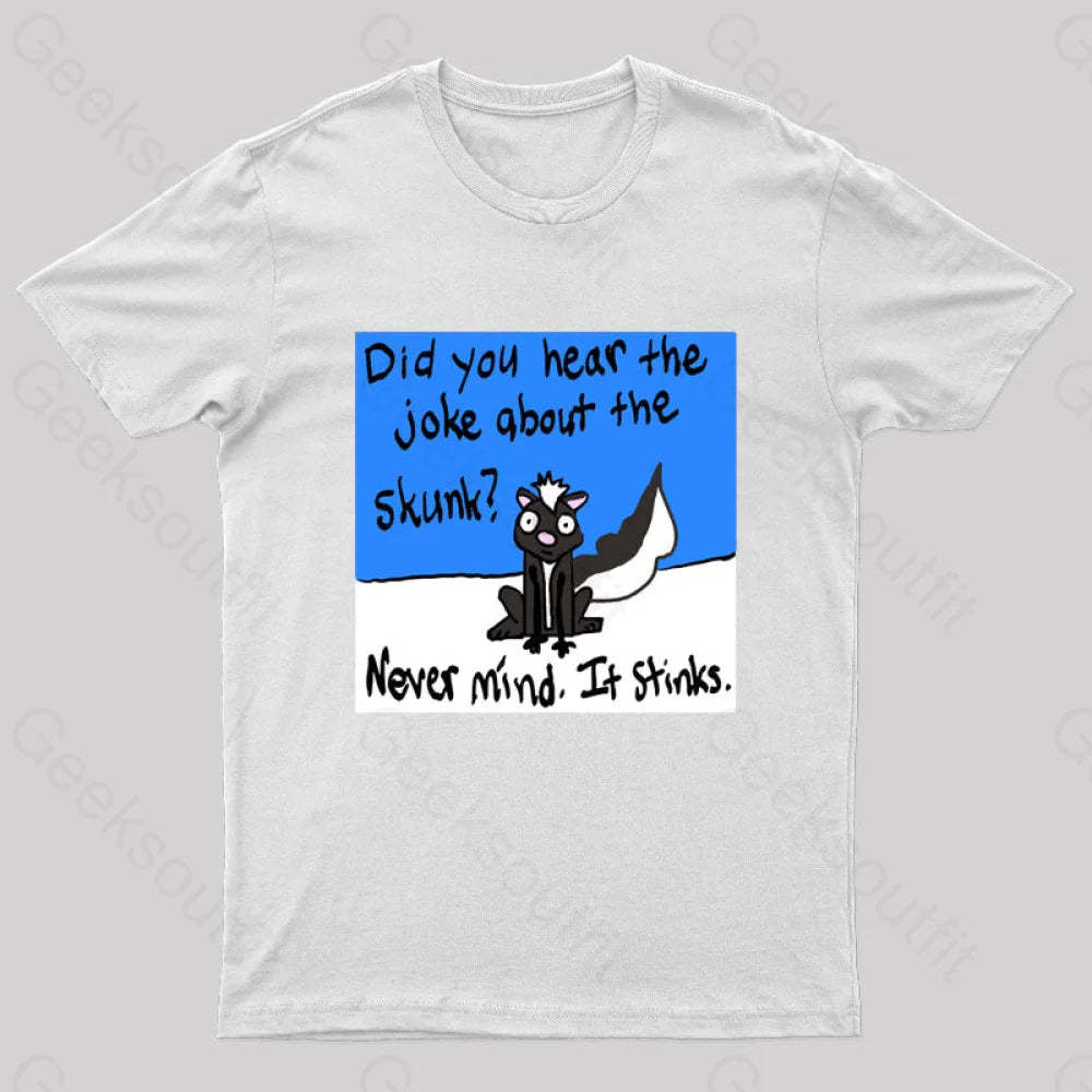 Skunky Geek T-Shirt White / S