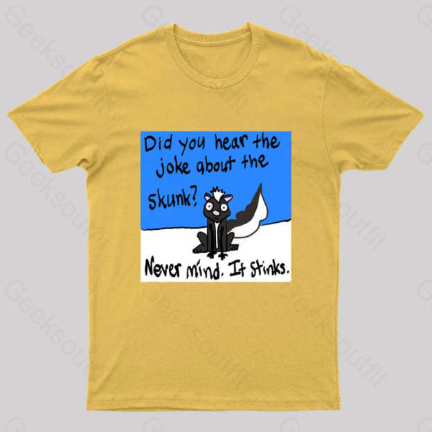 Skunky Geek T-Shirt Yellow / S