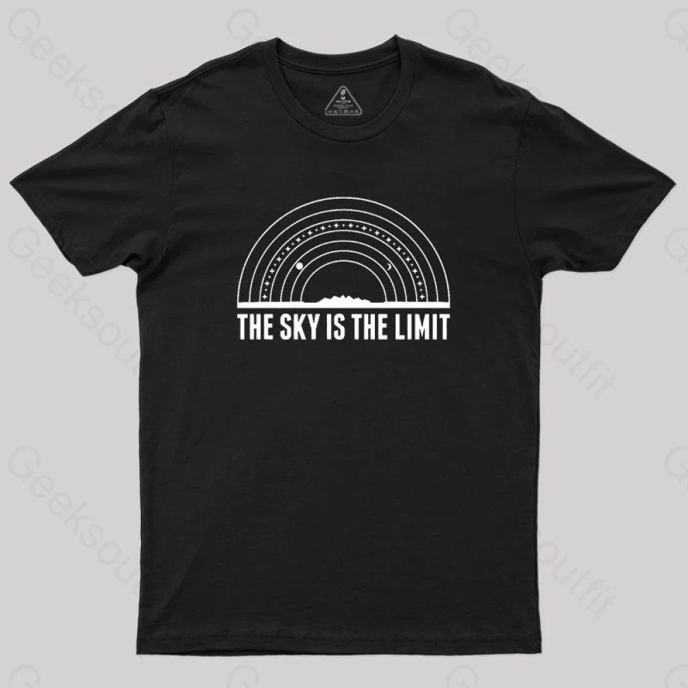 Sky Is The Limit T-Shirt Black / S