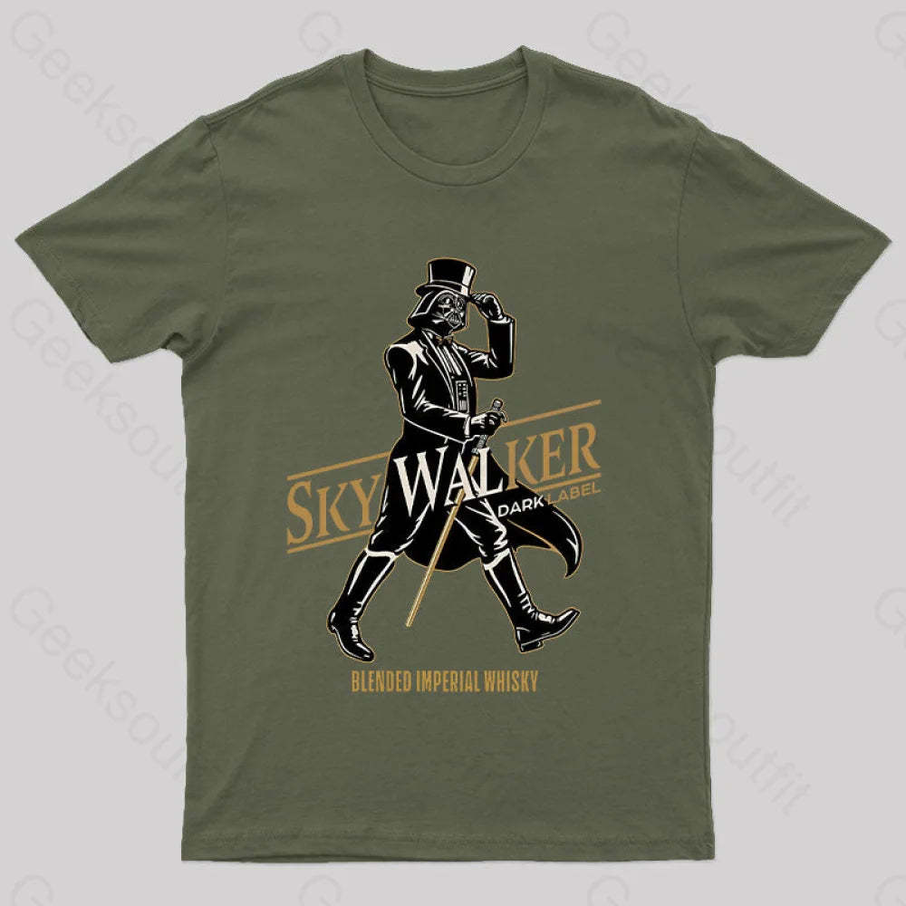 Sky Walker Dark Label T-Shirt Army Green / S