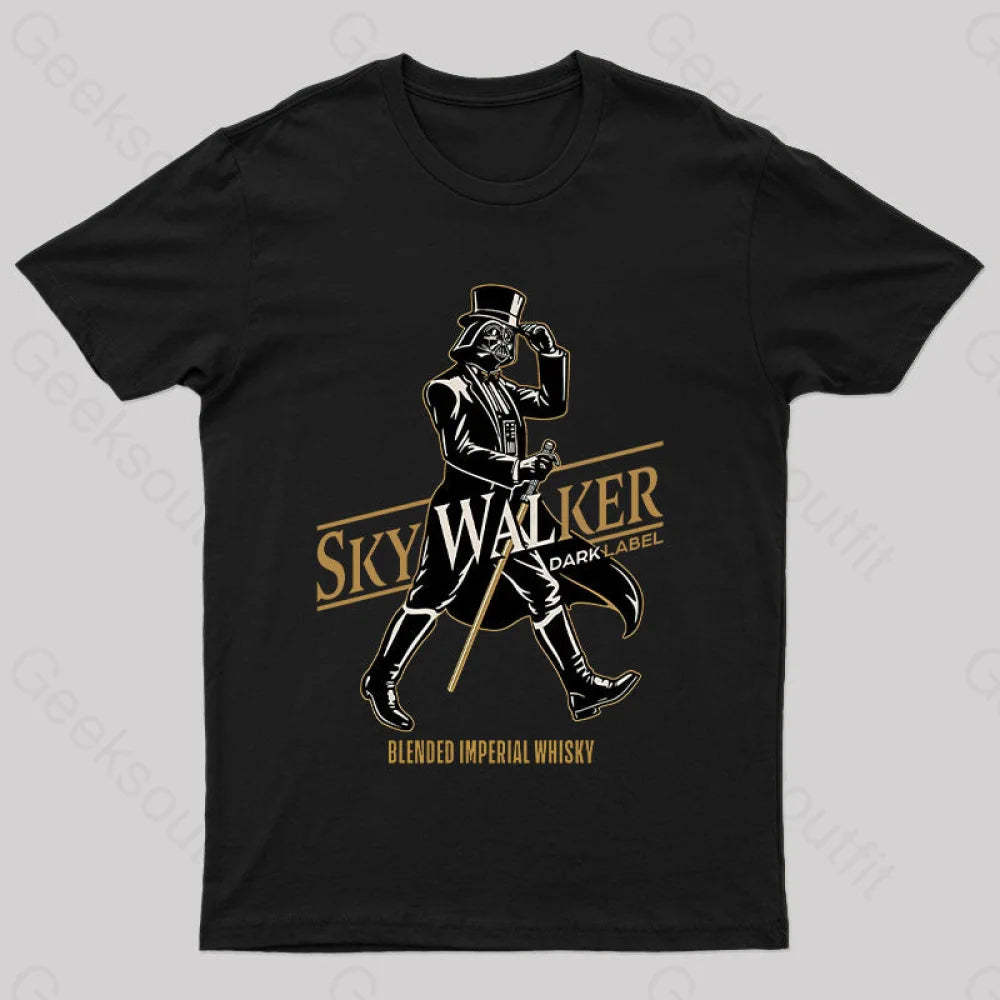 Sky Walker Dark Label T-Shirt Black / S