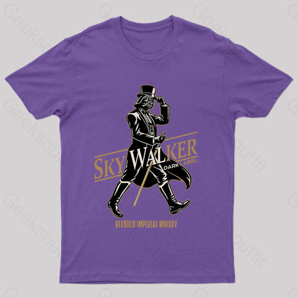 Sky Walker Dark Label T-Shirt Purple / S