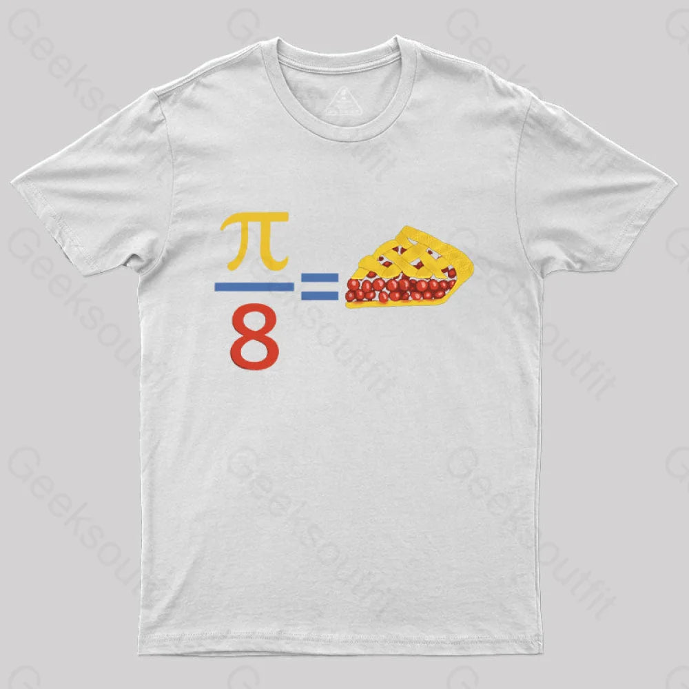 Slice Of Pi T-Shirt White / S