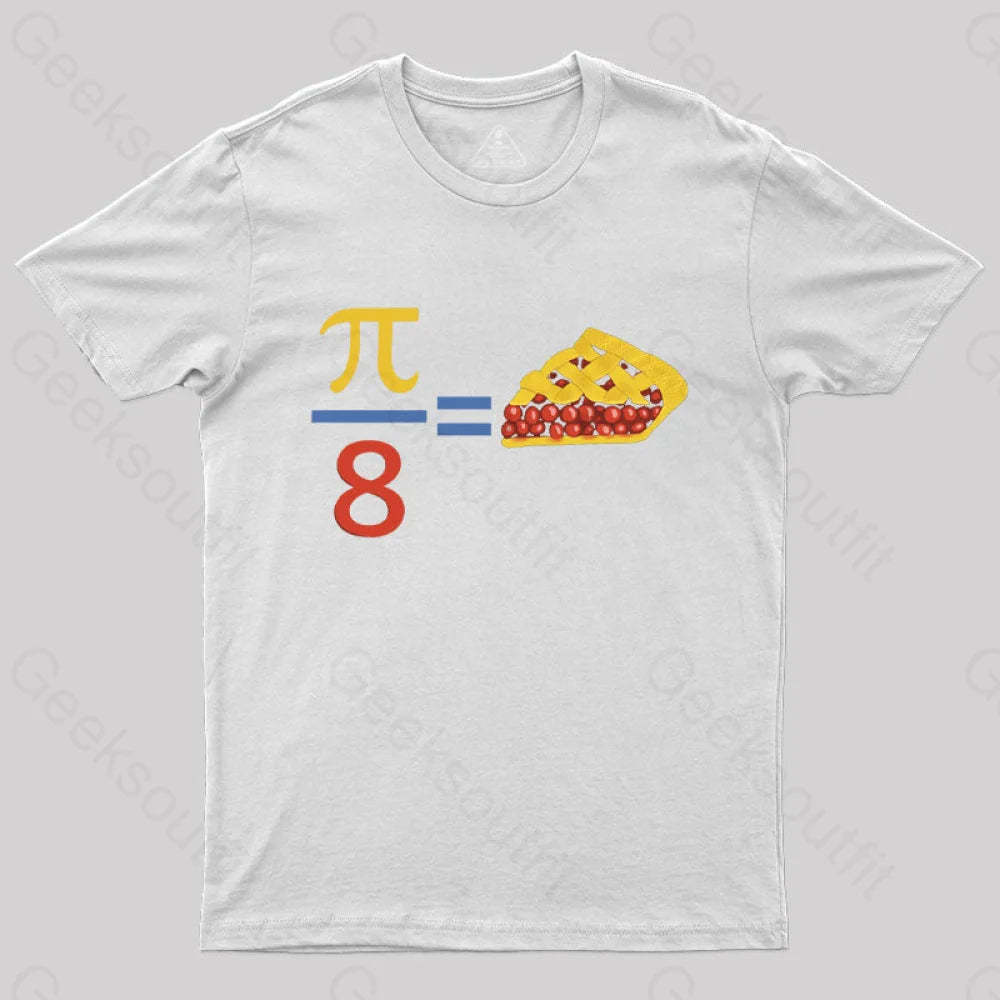 Slice Of Pi T-Shirt White / S