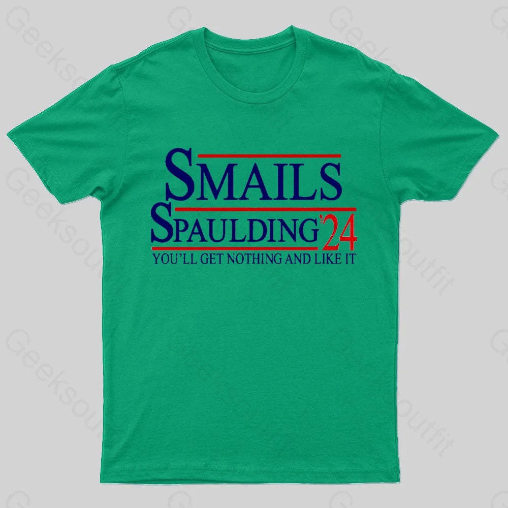 Smails Spaulding 24 Geek T-Shirt Green / S
