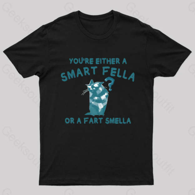 Smart Fella Nerd T-Shirt Black / S