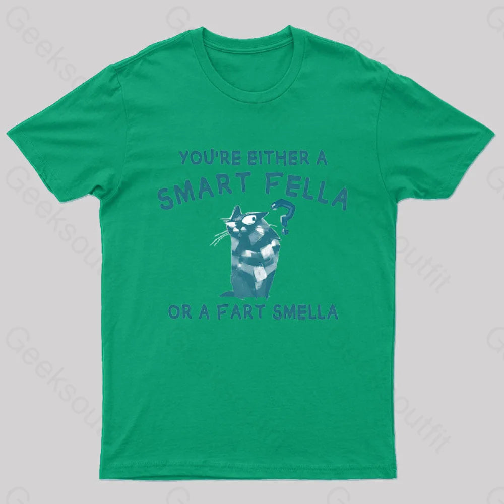 Smart Fella Nerd T-Shirt Green / S