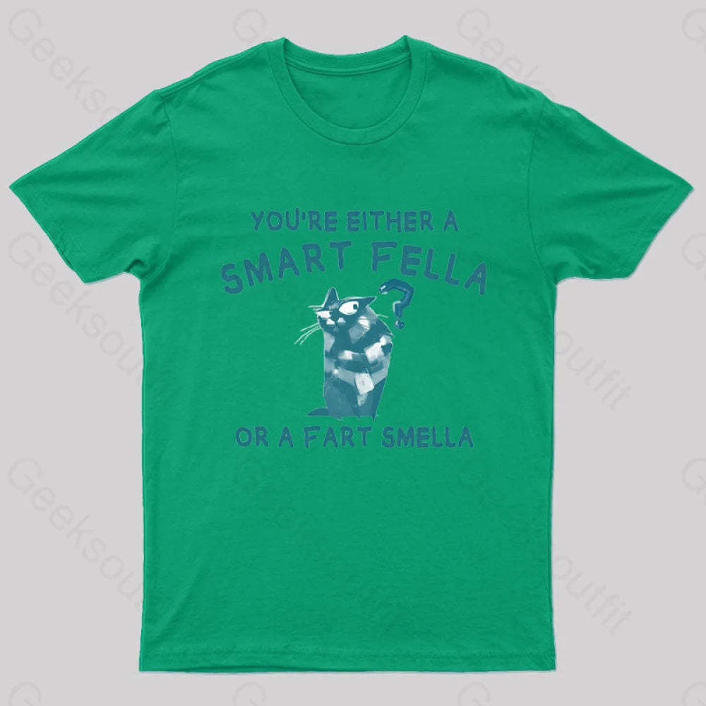 Smart Fella Nerd T-Shirt Green / S