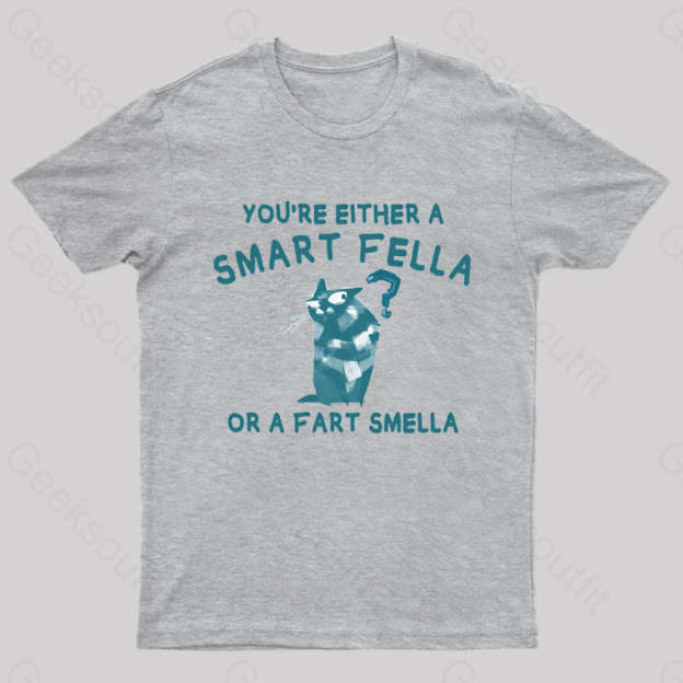 Smart Fella Nerd T-Shirt Grey / S