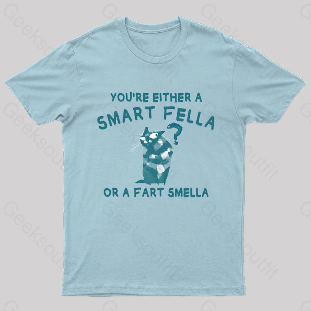Smart Fella Nerd T-Shirt Light Blue / S