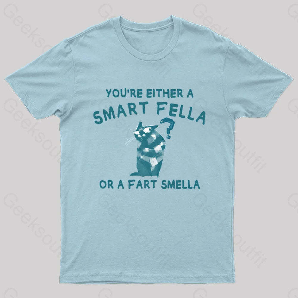 Smart Fella Nerd T-Shirt Light Blue / S