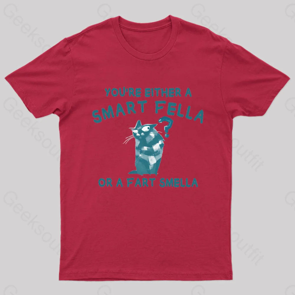 Smart Fella Nerd T-Shirt Red / S