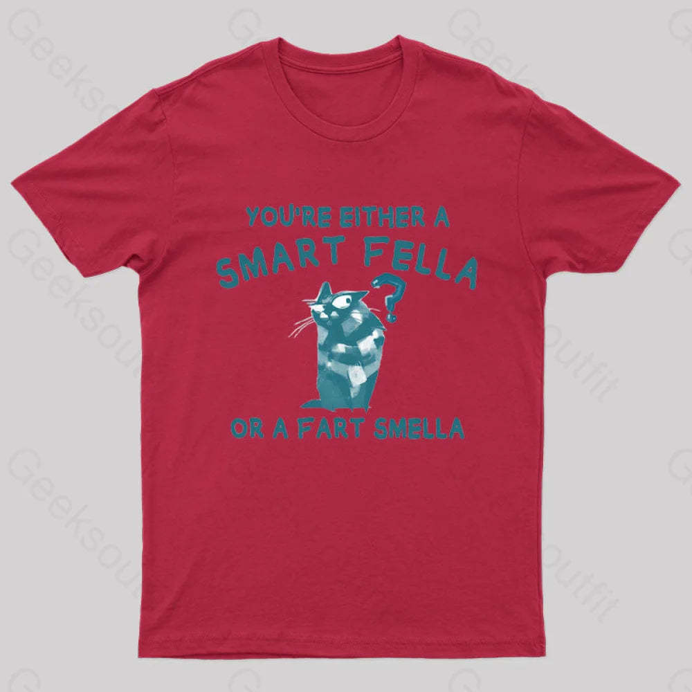 Smart Fella Nerd T-Shirt Red / S