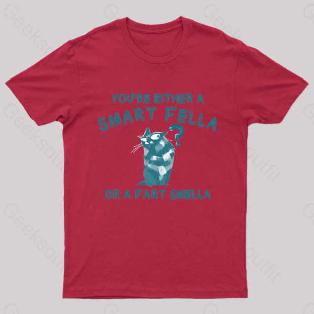 Smart Fella Nerd T-Shirt Red / S