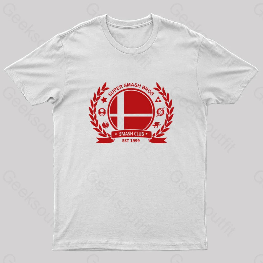 Smash Bros Club T-Shirt White / S
