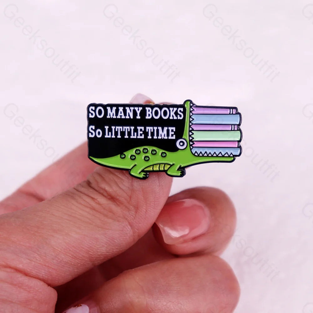 So Many Books Little Time Pins