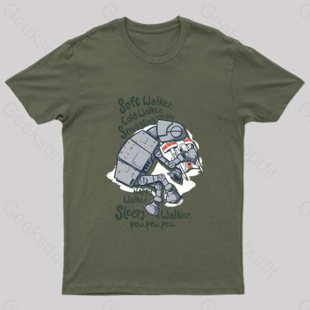 Soft Walker Geek T-Shirt Army Green / S