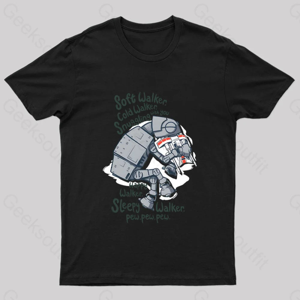 Soft Walker Geek T-Shirt Black / S