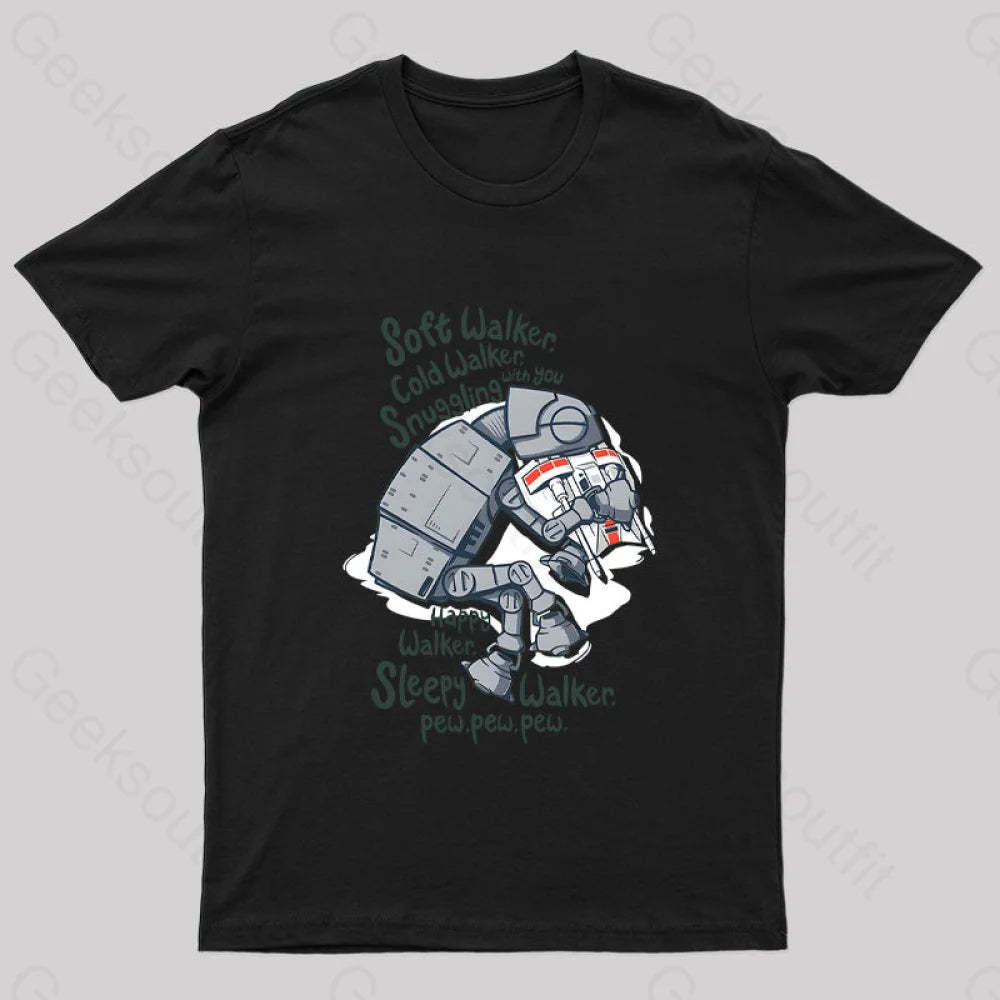 Soft Walker Geek T-Shirt Black / S