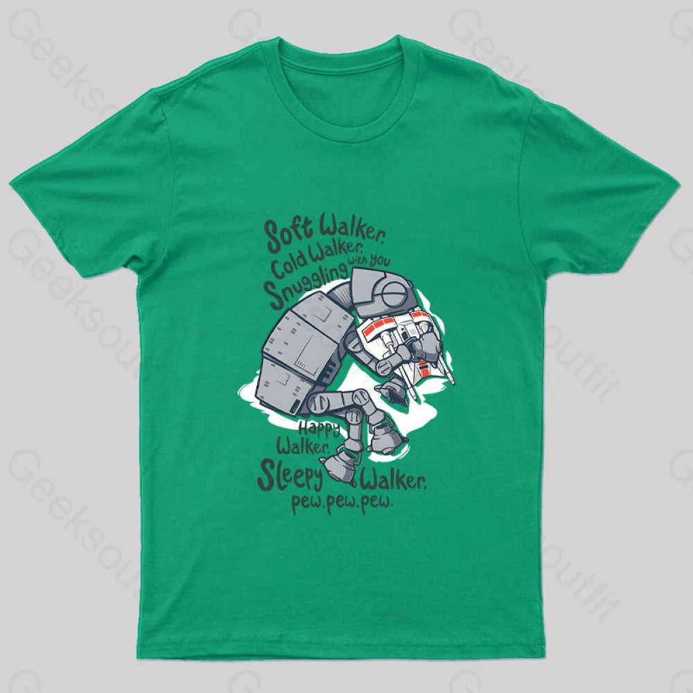 Soft Walker Geek T-Shirt Green / S