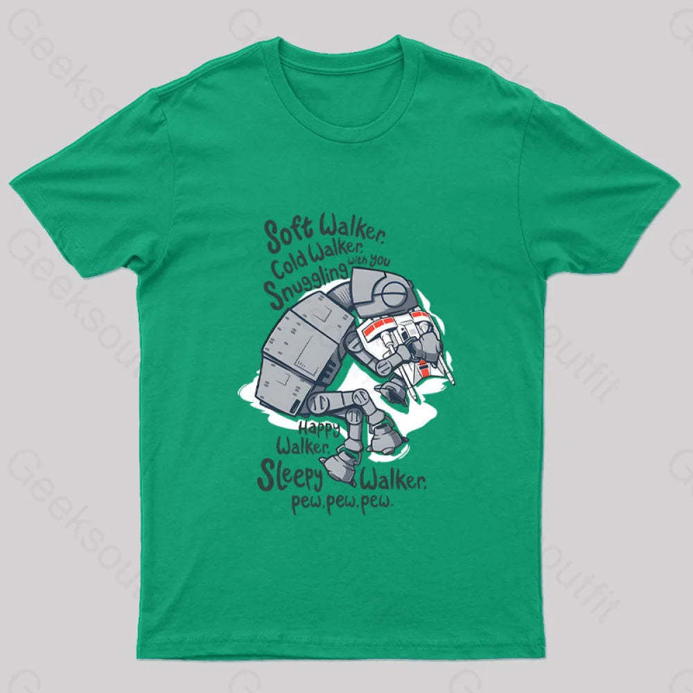 Soft Walker Geek T-Shirt Green / S