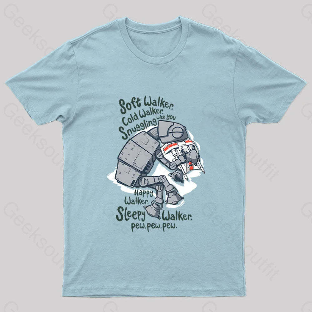 Soft Walker Geek T-Shirt Light Blue / S