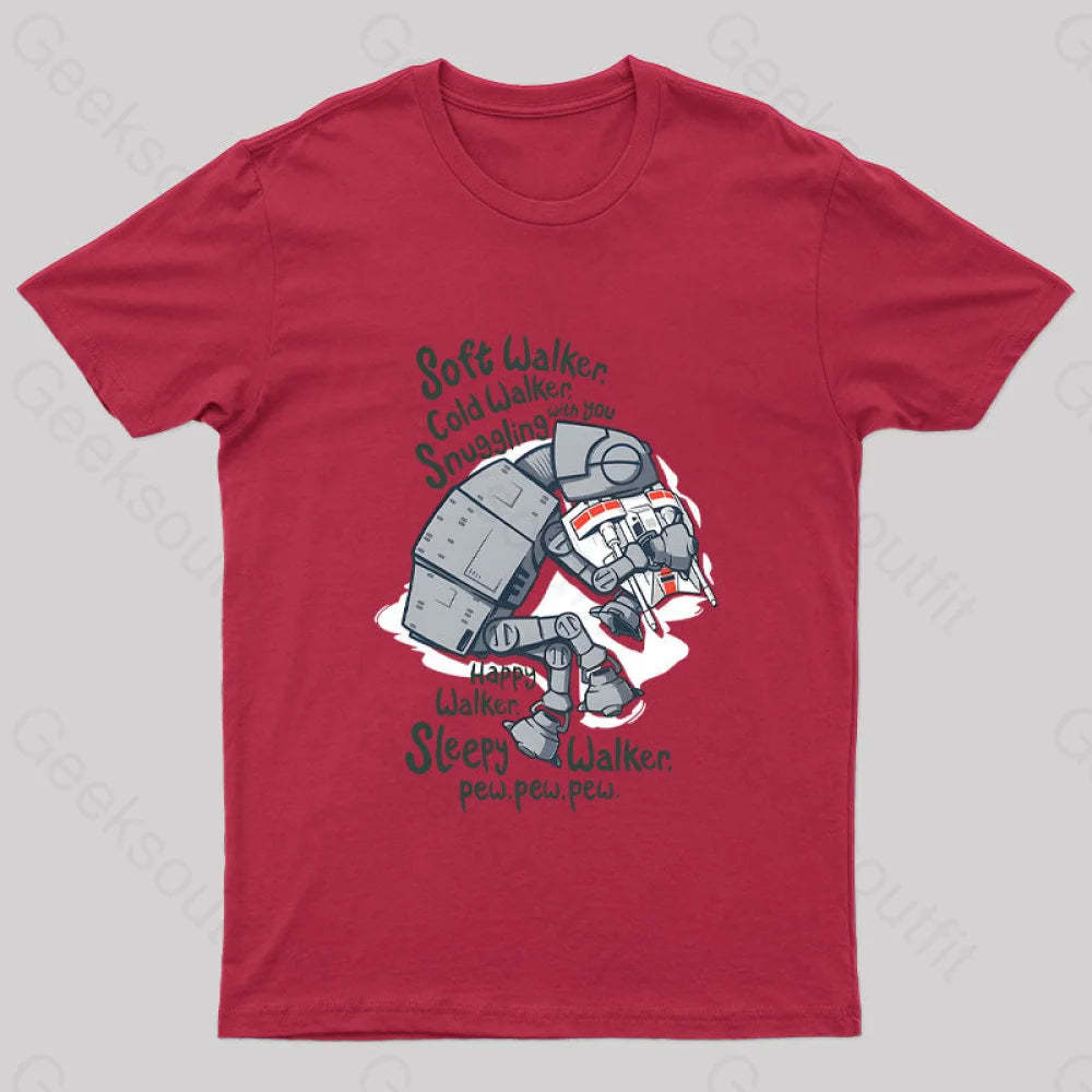 Soft Walker Geek T-Shirt Red / S
