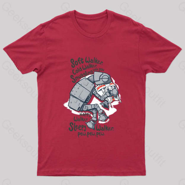 Soft Walker Geek T-Shirt Red / S