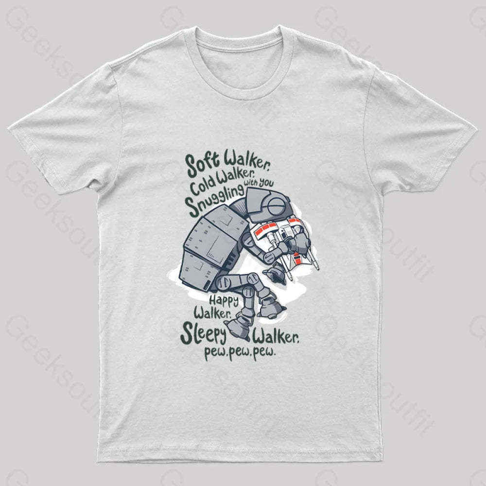 Soft Walker Geek T-Shirt White / S