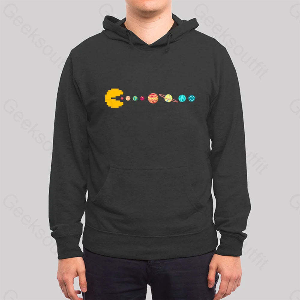 Solar System Eating Game Hoodie