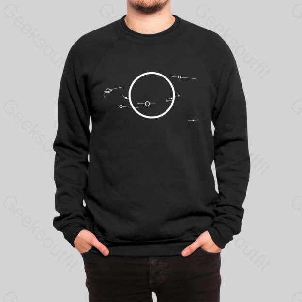 Solar System Sweatshirt - Geeksoutfit