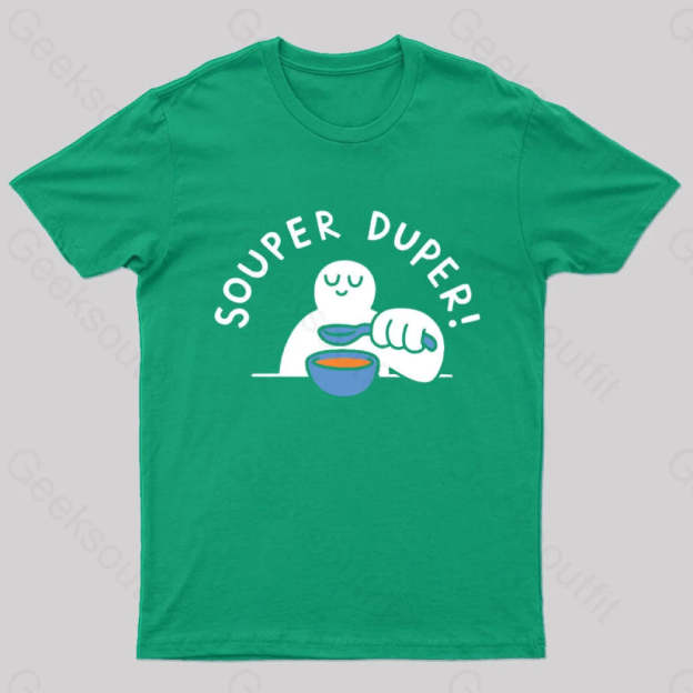 Souper Duper Geek T-Shirt Green / S