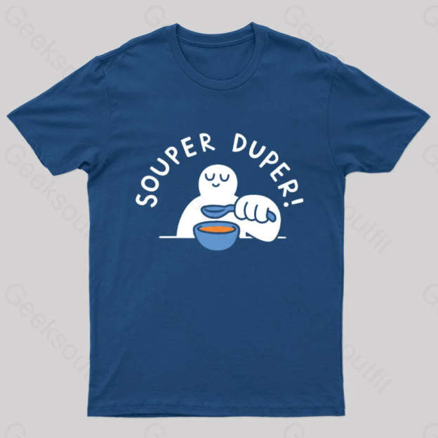 Souper Duper Geek T-Shirt Navy / S