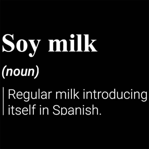 Soy Milk Meaning Nerd T-Shirt