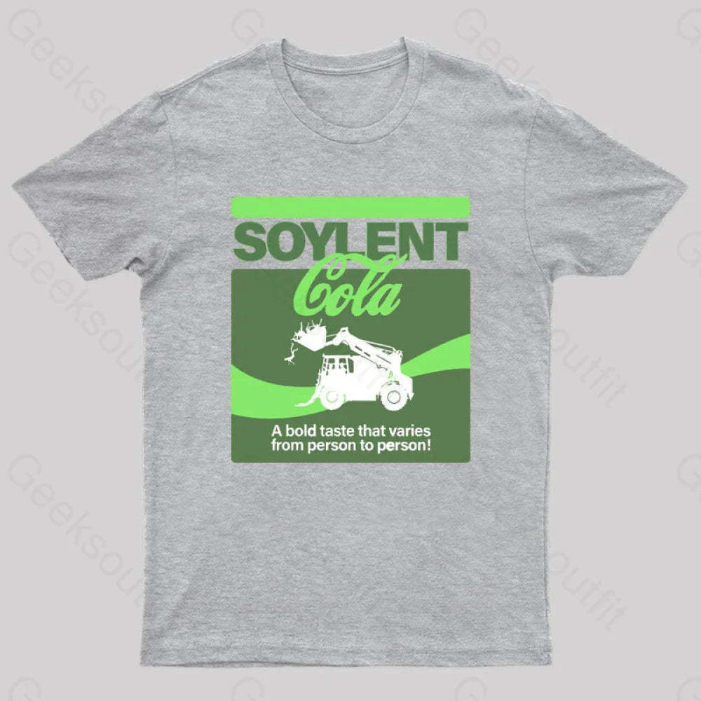 Soylent Cola Geek T-Shirt Grey / S