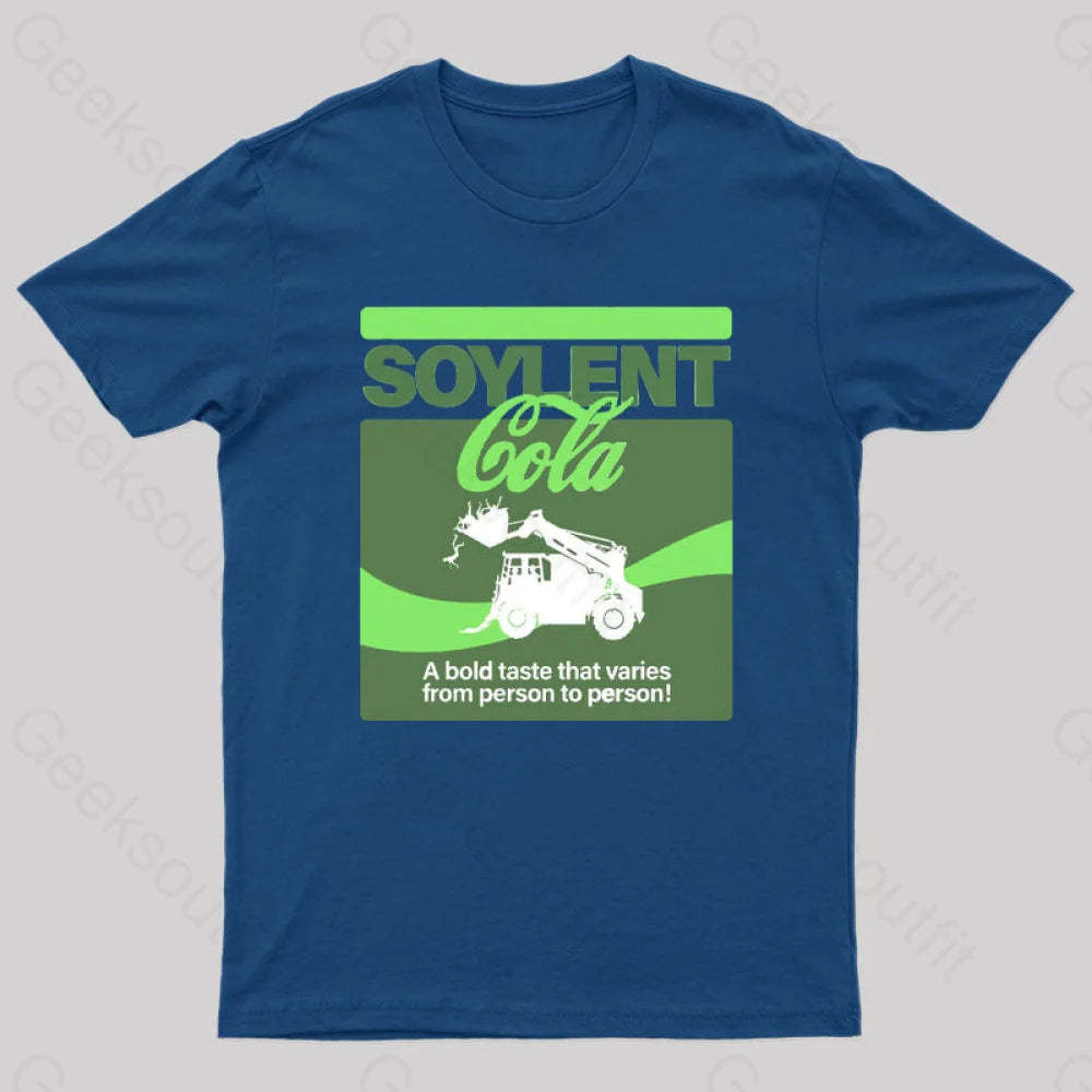 Soylent Cola Geek T-Shirt Navy / S