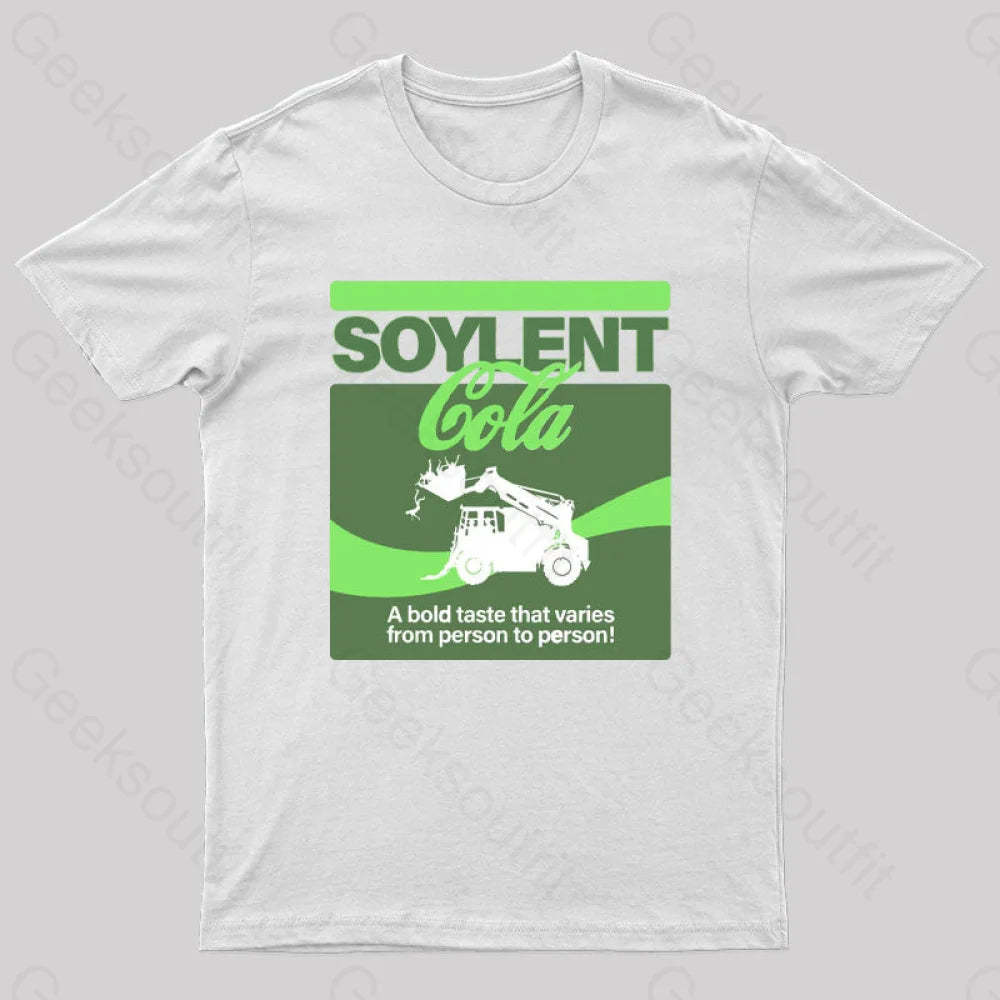 Soylent Cola Geek T-Shirt White / S