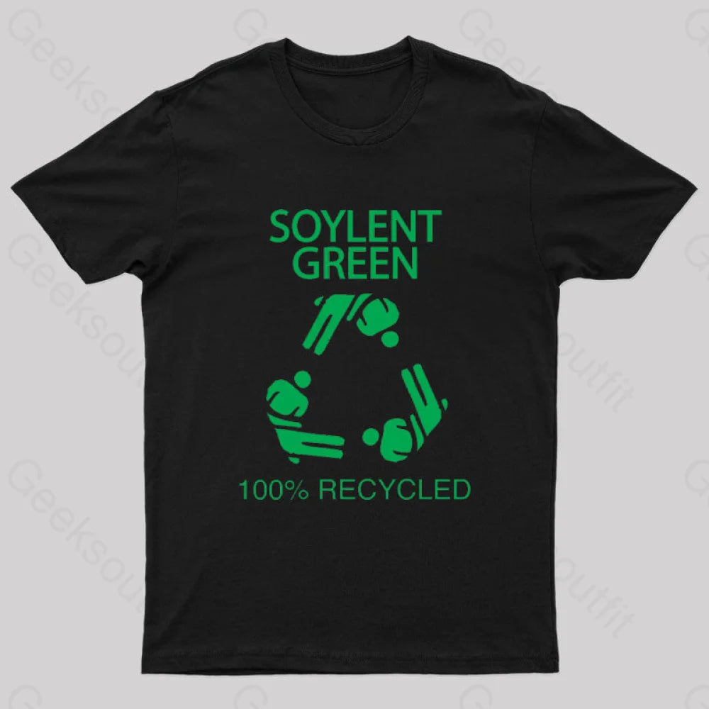 Soylent Green 100% Recycled Nerd T-Shirt Black / S