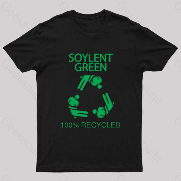 Soylent Green 100% Recycled Nerd T-Shirt Black / S