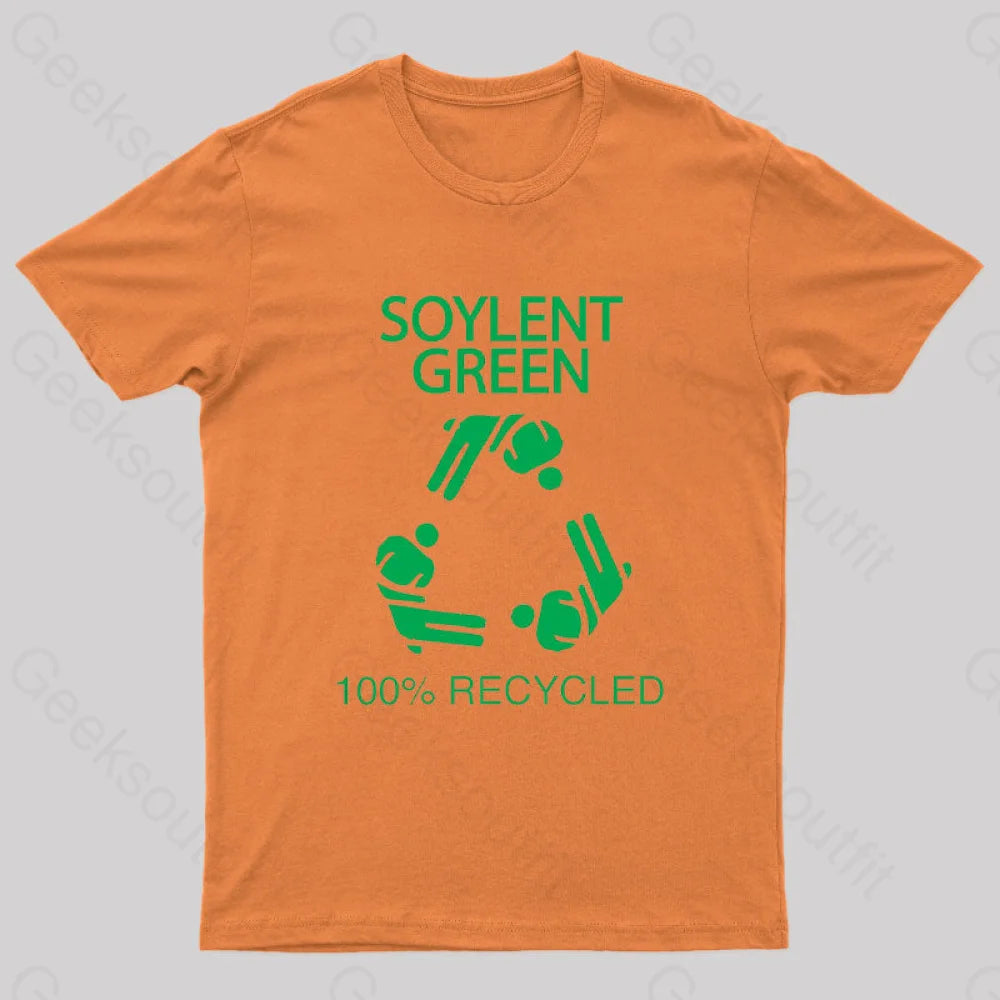 Soylent Green 100% Recycled Nerd T-Shirt Orange / S